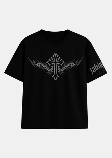 Chrome Black | Premium Oversized T-shirt