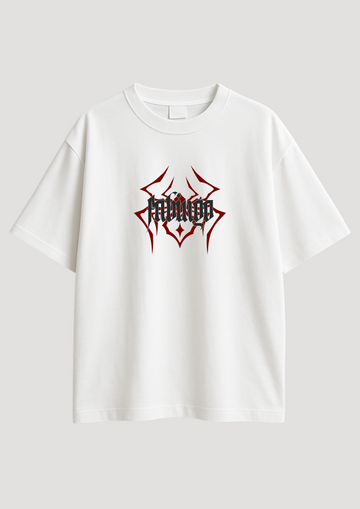 Euphoria White | Premium Oversized T-Shirt