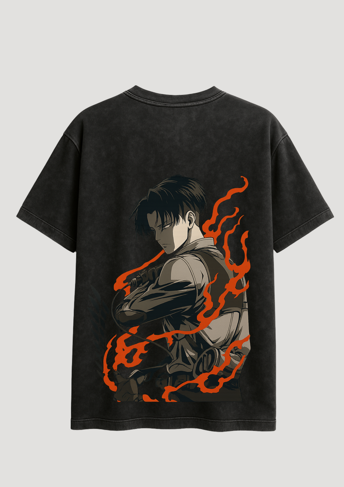Silent Shadow – Levi Ackerman Oversized Tee
