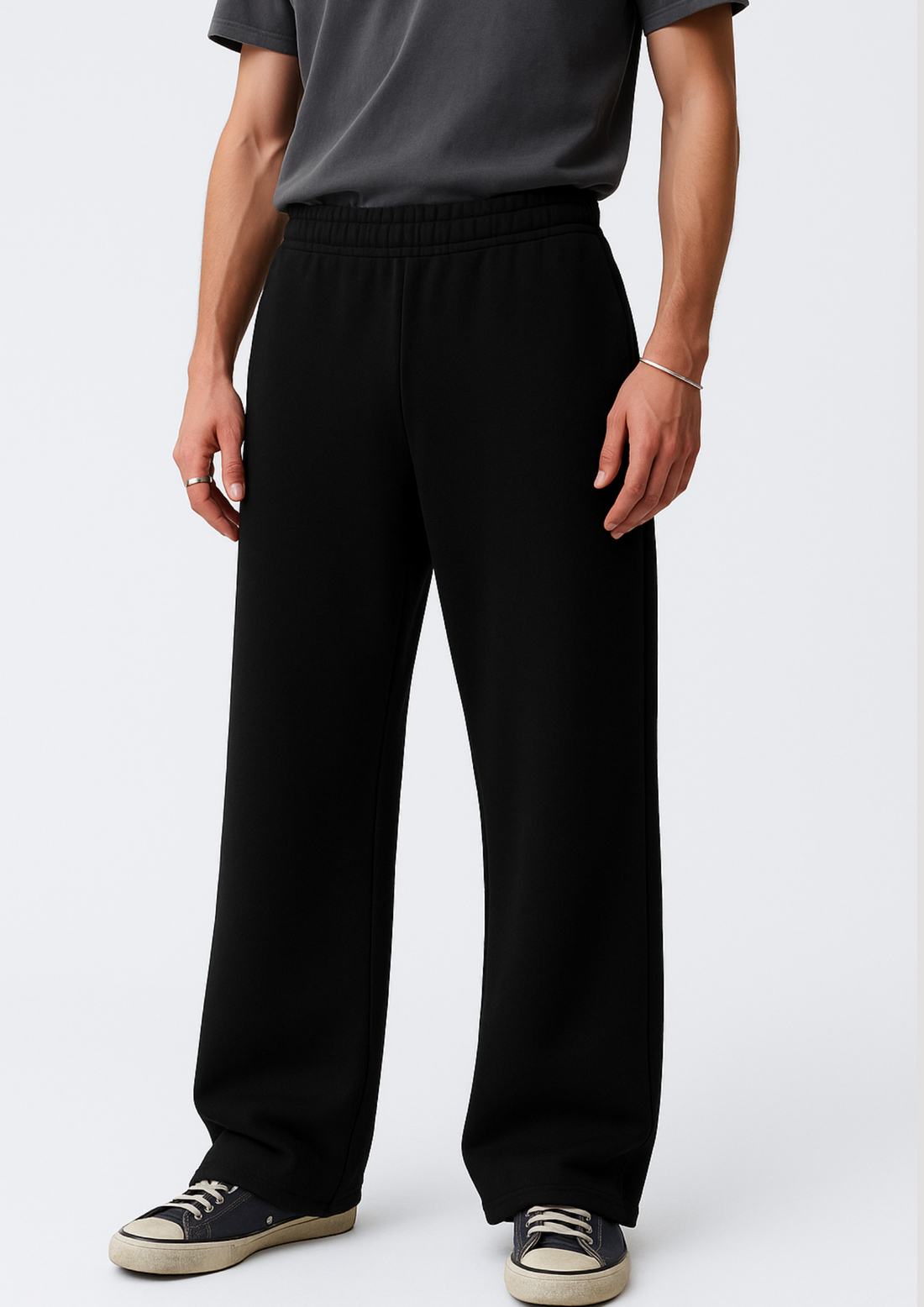 Black Baggy Sweatpants